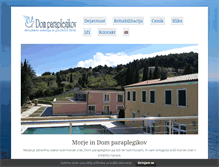 Tablet Screenshot of domparaplegikov.si